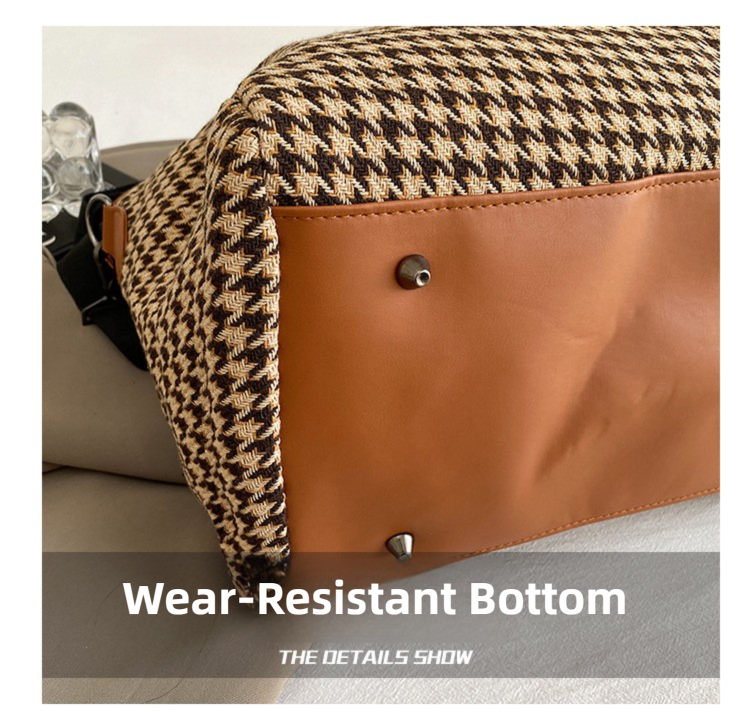 Black Large Capacity Knitted Travel Bag with Shoe-Zone - Weekend Overnight & Carry-on Gym Bag - Product image 7