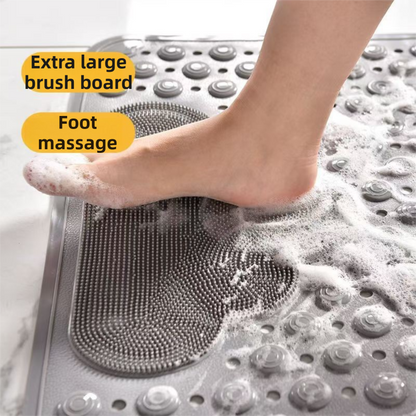 2-Pack Pink Eco-Friendly Bath Mat with Massage Points - Anti-Slip Suction Cup Safety Bathroom Rug (M Size 75.5X44x2 CM) - Product image 4