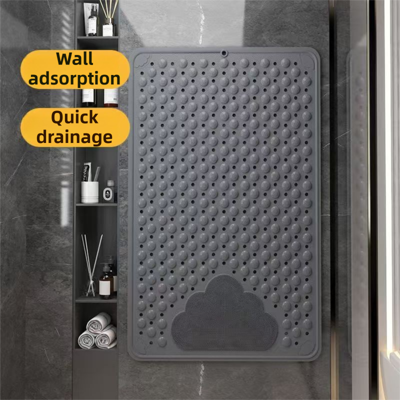 2-Pack Pink Eco-Friendly Bath Mat with Massage Points - Anti-Slip Suction Cup Safety Bathroom Rug (M Size 75.5X44x2 CM) - Product image 5