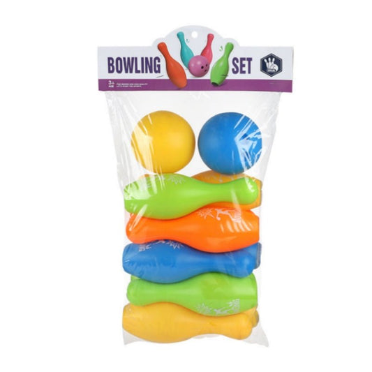 Colourful PVC bowling play set - Main product image