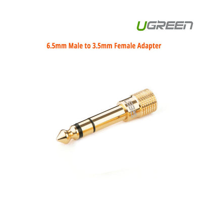 UGREEN 6.5mm Male to 3.5mm Female Adapter (20503) - Main product image